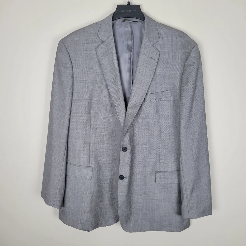 Brooks Brothers 346 Blazer Mens 48L Gray Regent Fit Stretch Sport Coat